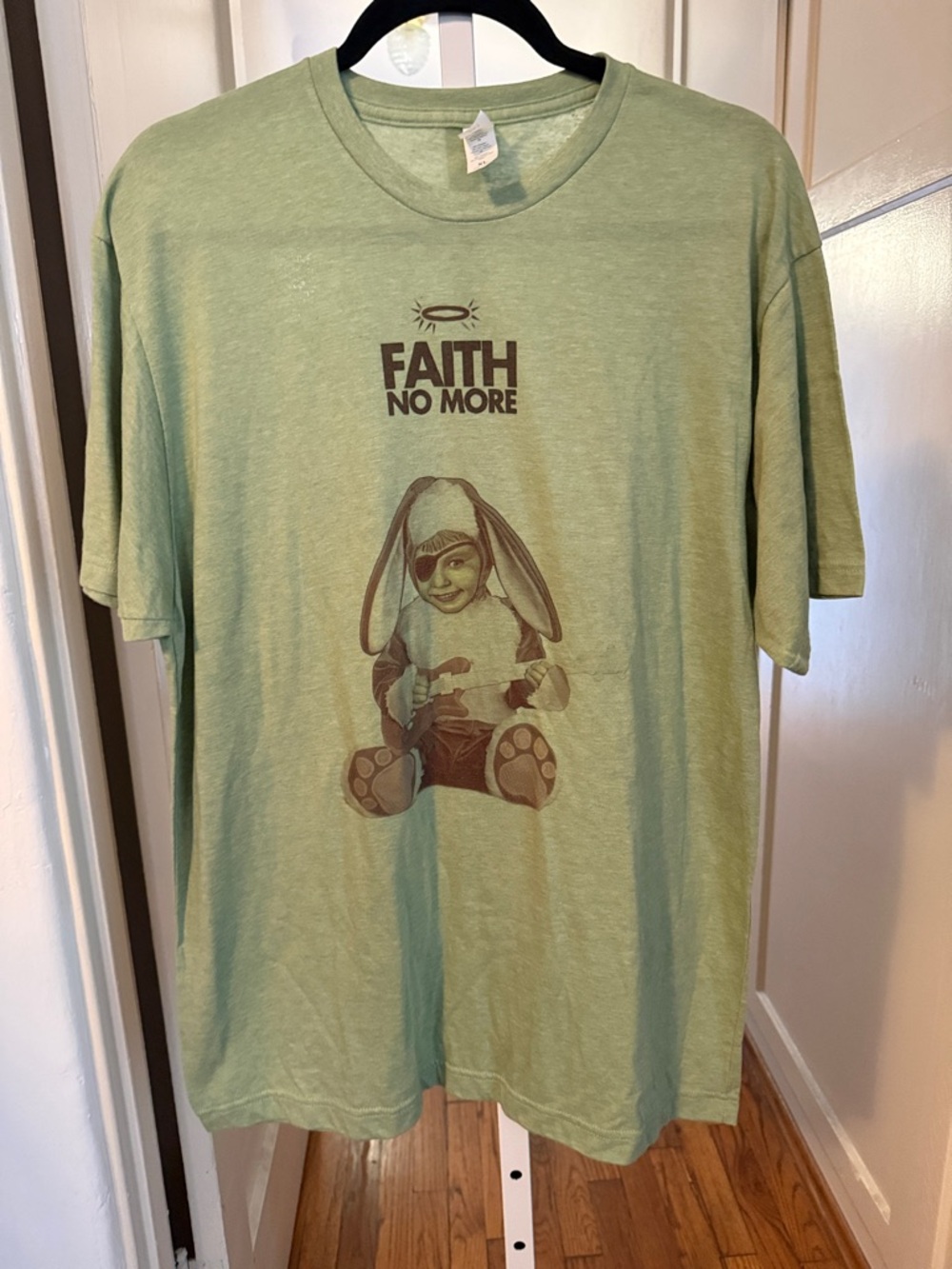 Faith No More Graphic Band Tee - Light Green